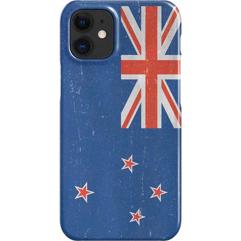 New Zealand Flag Distressed iPhone 12 Mini Lite Case